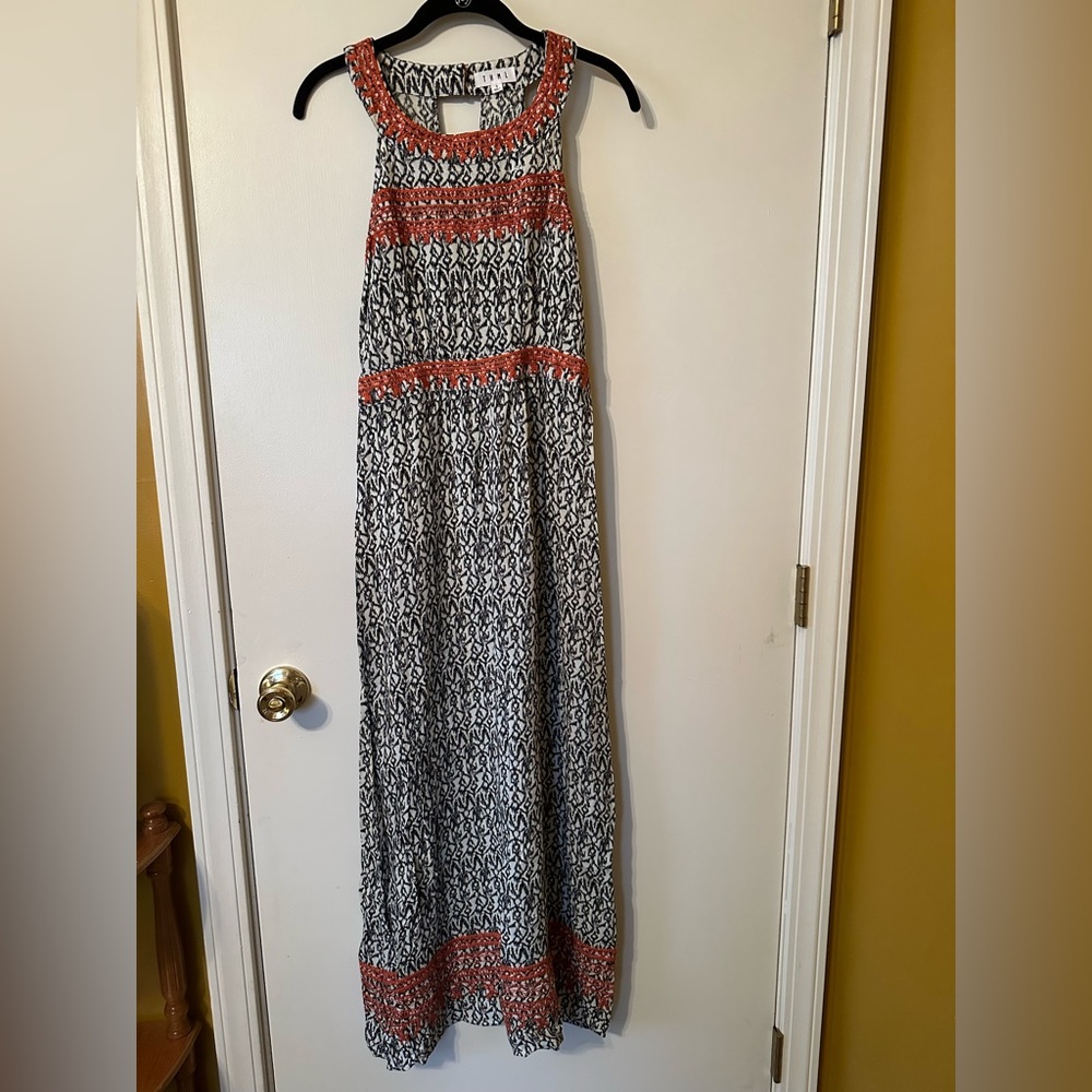 THML Embroidered Maxi Dress